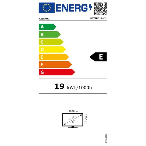 ΟΘΟΝΗ ΗΛΕΚΤΡΟΝΙΚΟΥ ΥΠΟΛΟΓΙΣΤΗ XIAOMI A27i (ELA6410EU) 27'' FHD IPS 144Hz BLACK
